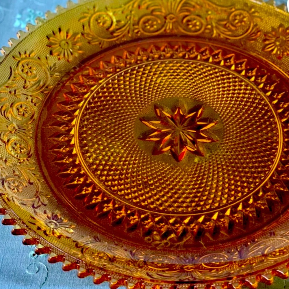 rare amber federal plate